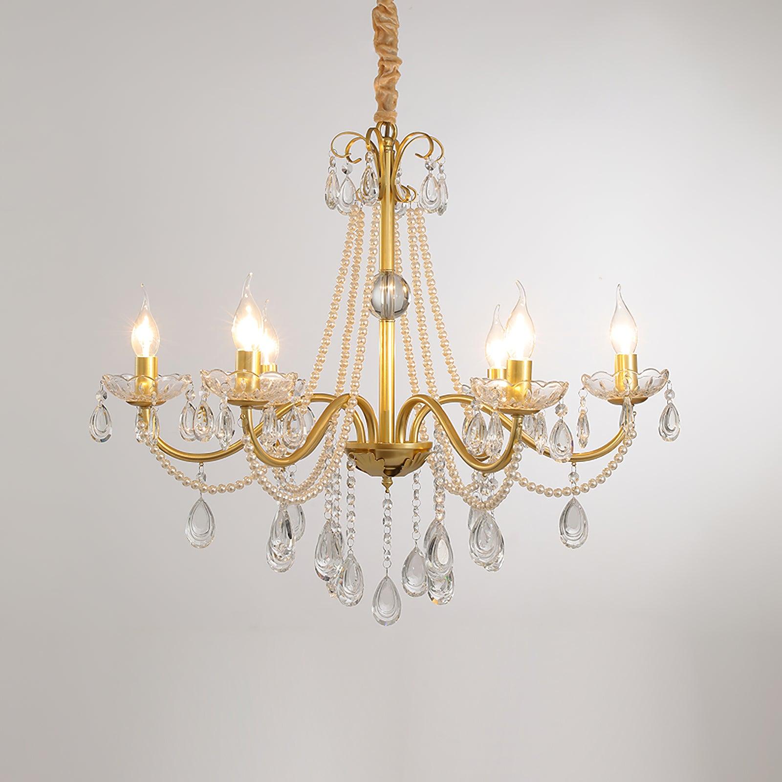 Elysion Gold Crystal Chandelier - Neutralighting