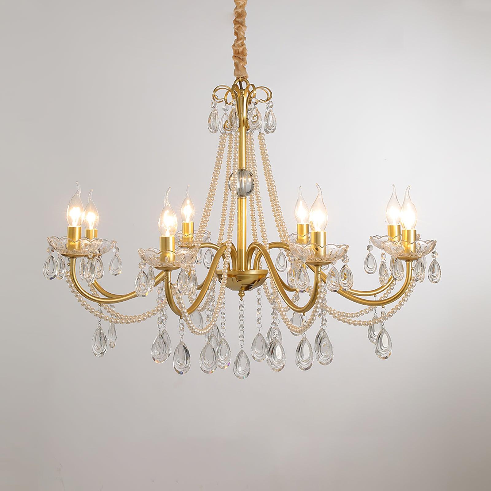 Elysion Gold Crystal Chandelier - Neutralighting