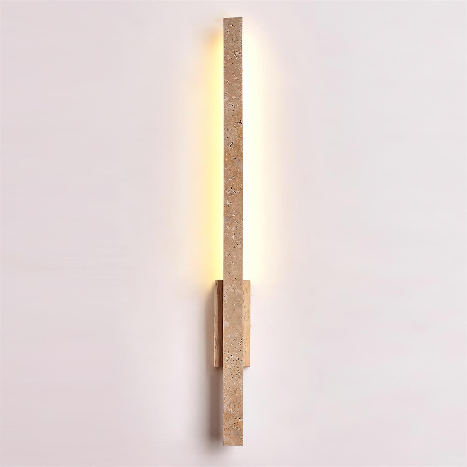 Opalyn Slim Travertine Wall Lamp - Neutralighting