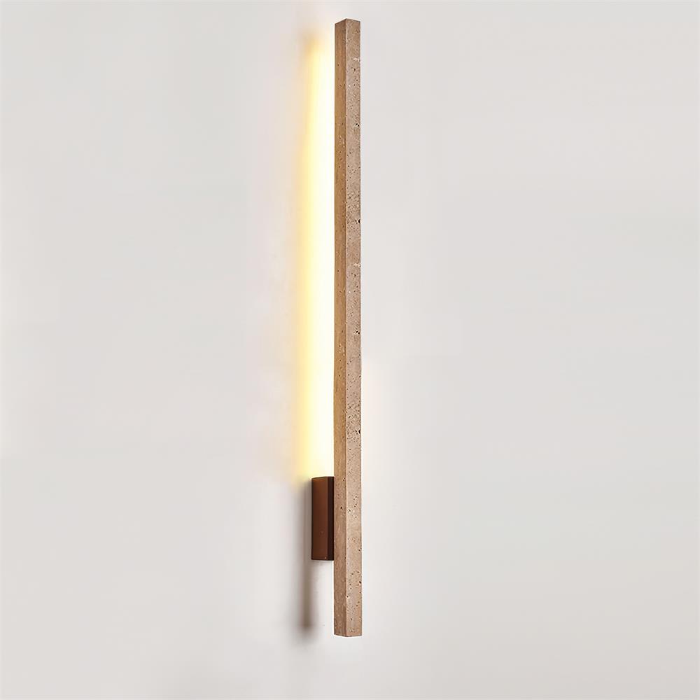 Opalyn Slim Travertine Wall Lamp - Neutralighting