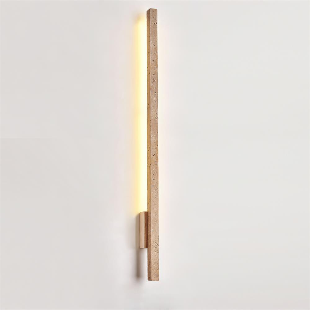 Opalyn Slim Travertine Wall Lamp - Neutralighting