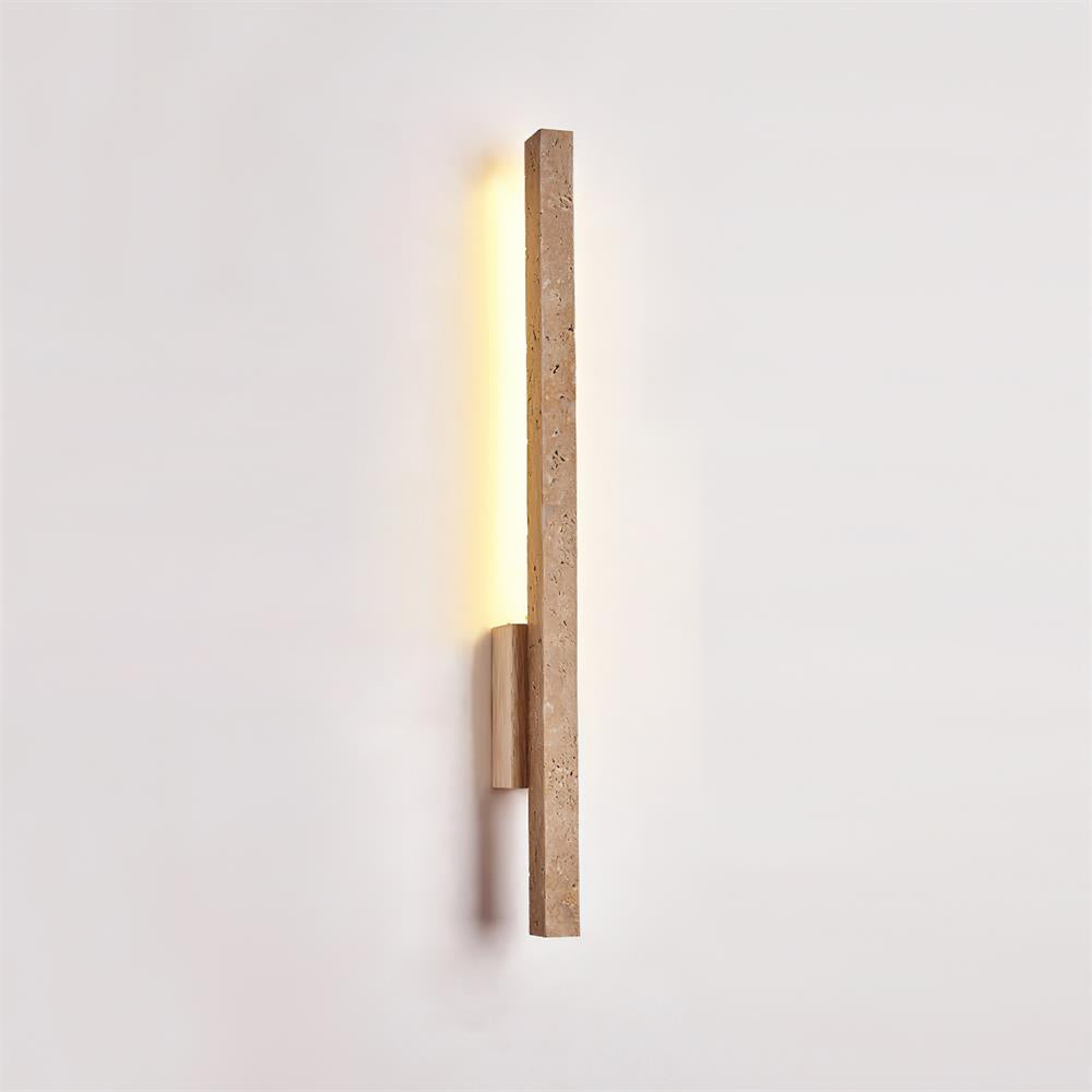 Opalyn Slim Travertine Wall Lamp - Neutralighting