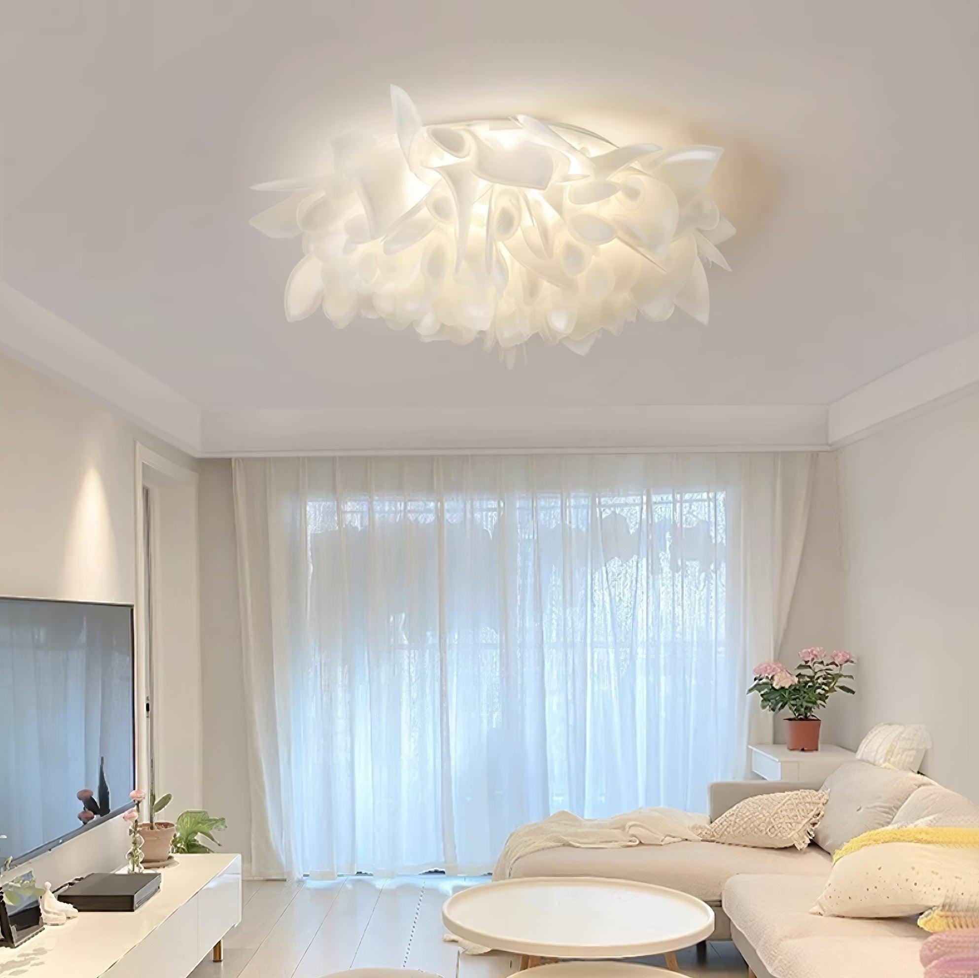 Ceiling Lamp Sculpted Petal Cluster Artistic Modern Statement - Neutralighting
