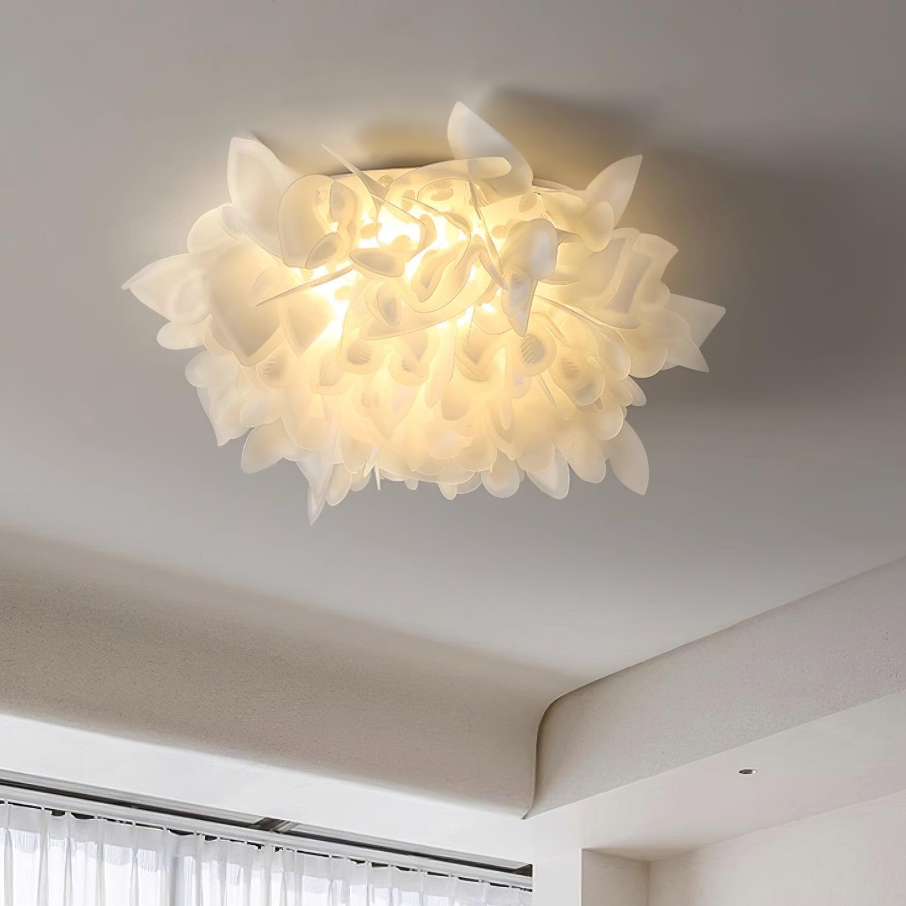 Ceiling Lamp Sculpted Petal Cluster Artistic Modern Statement - Neutralighting
