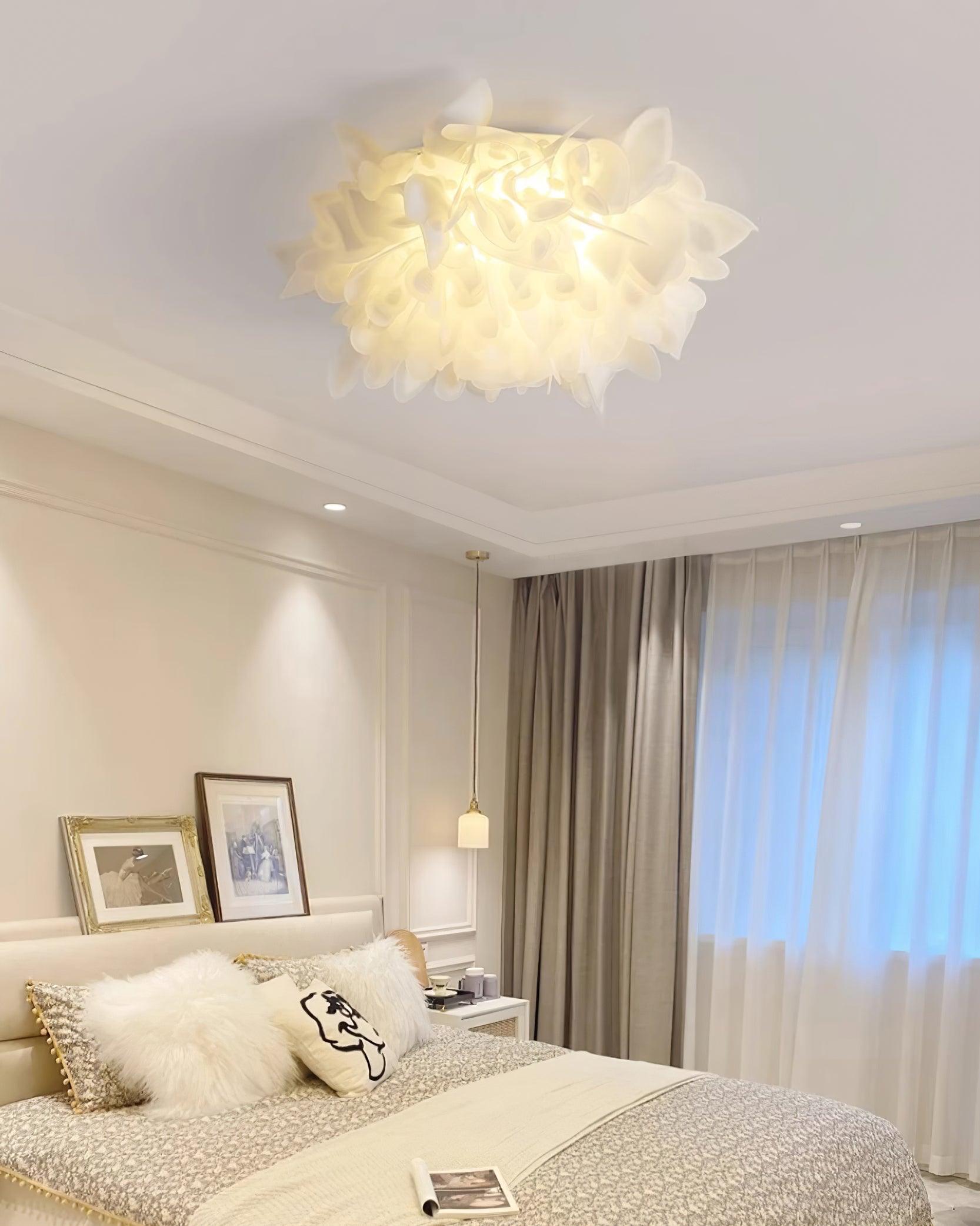 Ceiling Lamp Sculpted Petal Cluster Artistic Modern Statement - Neutralighting