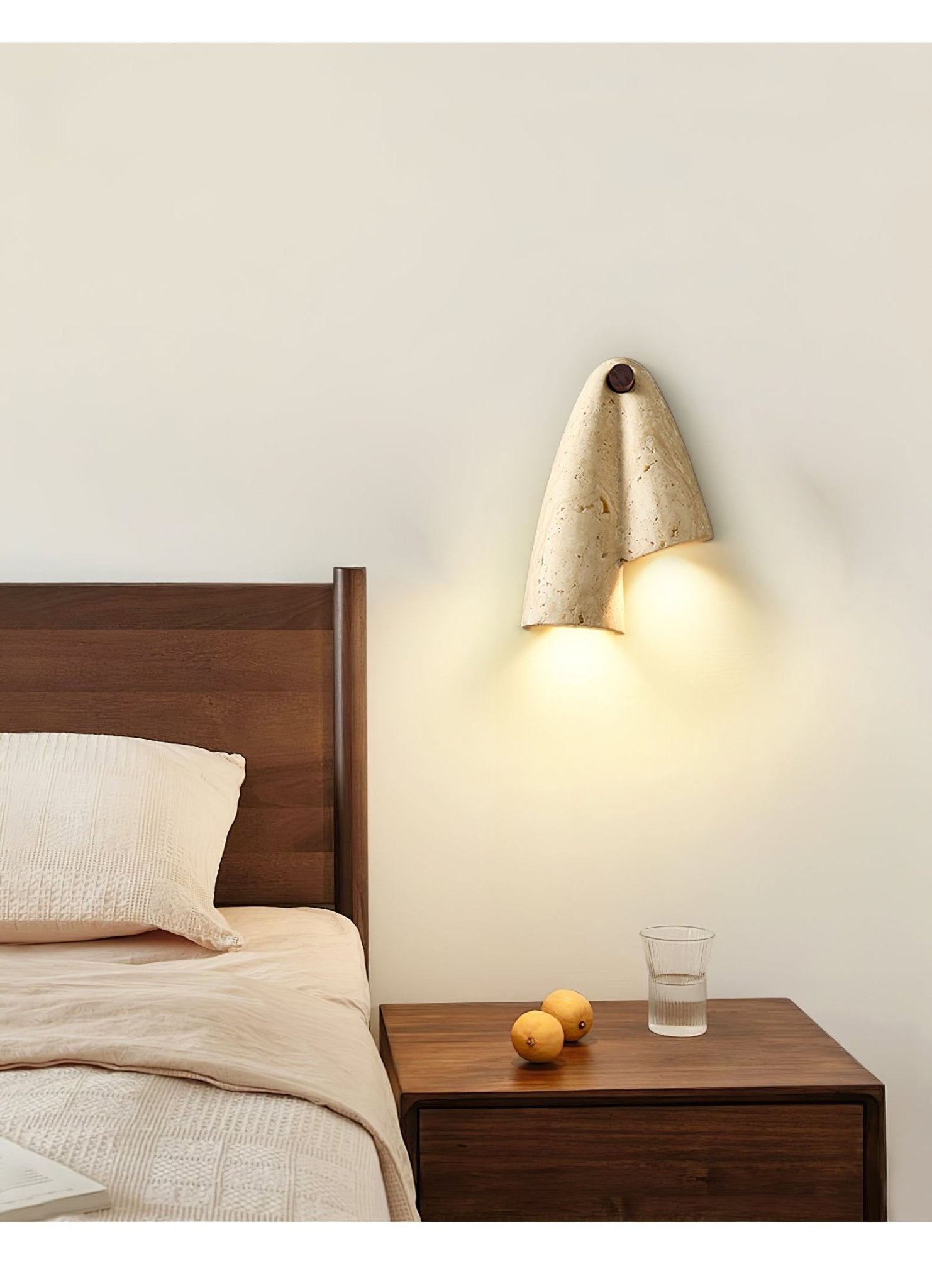 Artistic Travertine Wall Light - Neutralighting