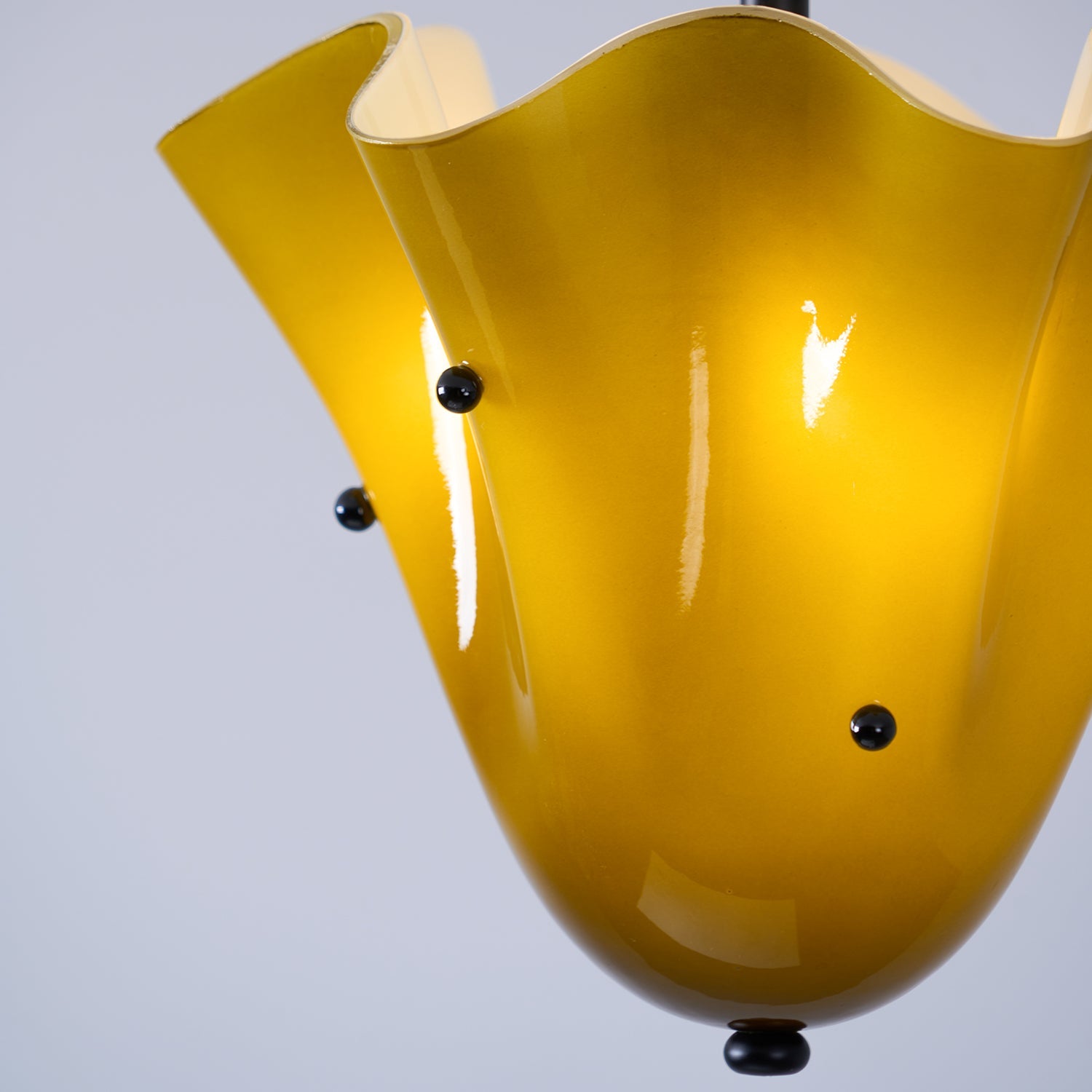 Eldis Murano Glass Semi Flush Ceiling Light