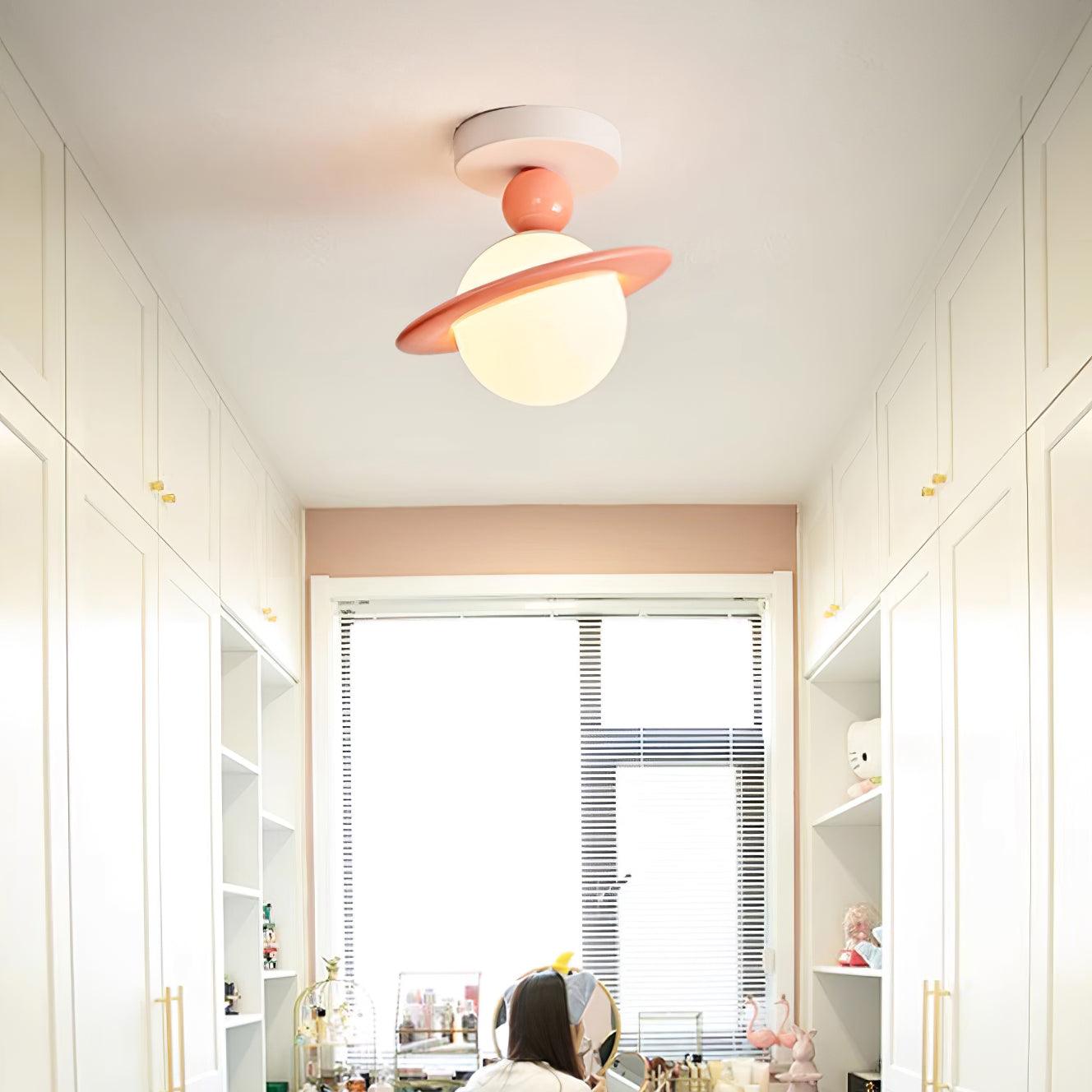 Pivoro Red and White Ceiling Light - Neutralighting