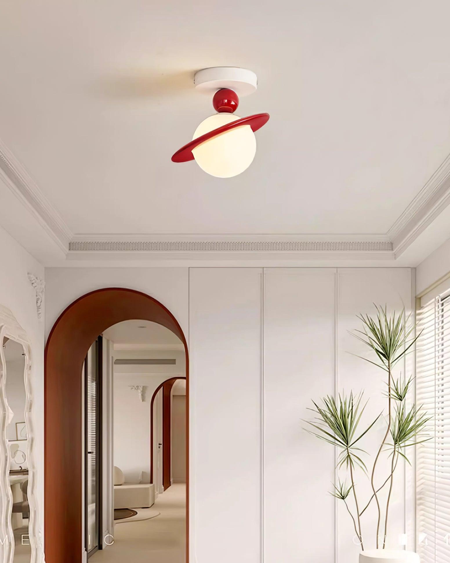 Pivoro Red and White Ceiling Light - Neutralighting