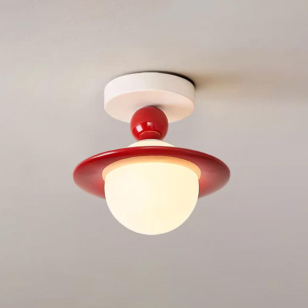 Pivoro Red and White Ceiling Light - Neutralighting