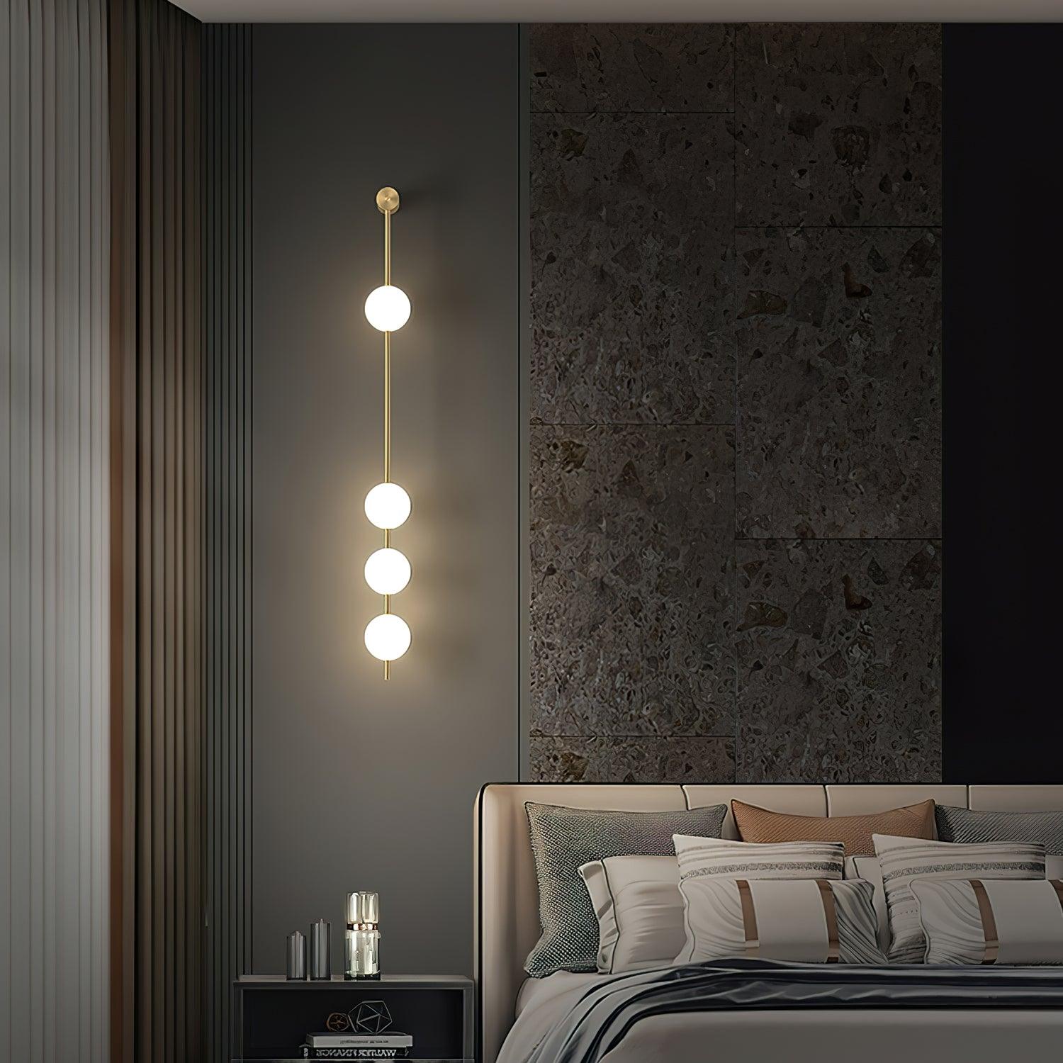 Valentina Vertical Balls Wall Lamp - Neutralighting