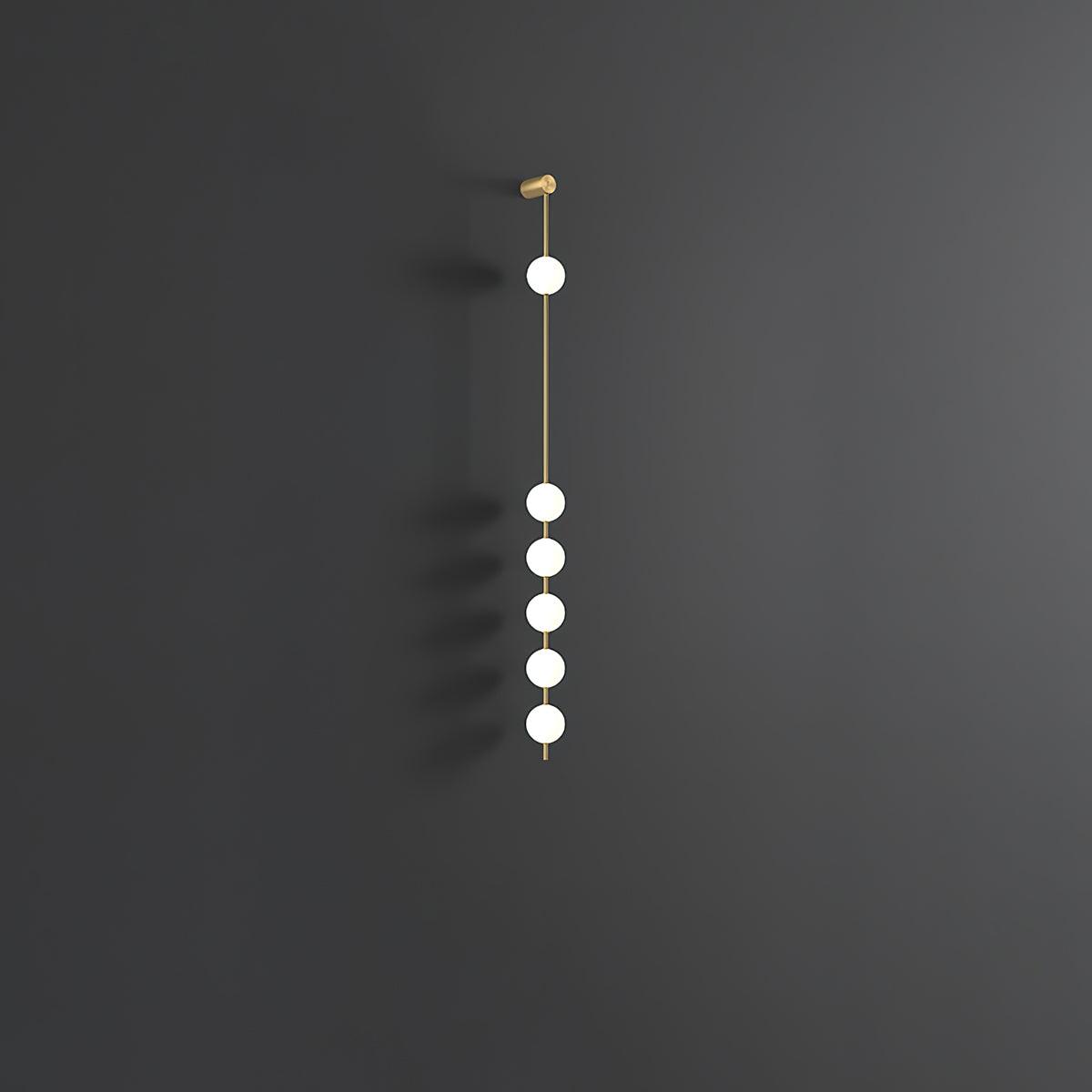 Valentina Vertical Balls Wall Lamp - Neutralighting
