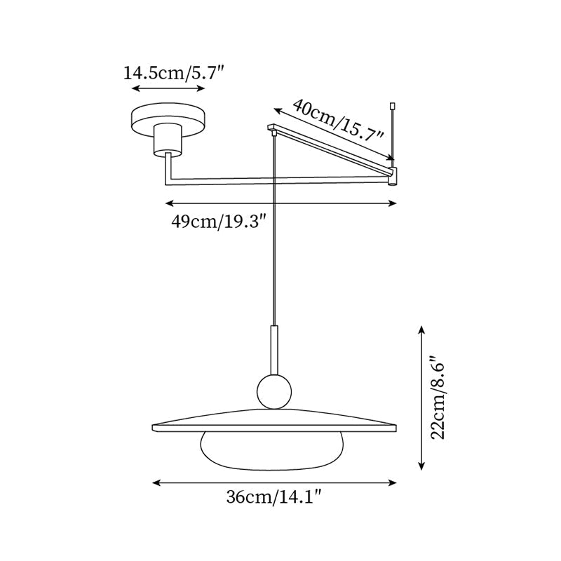 Avione Adjustable Pendant Light - Neutralighting
