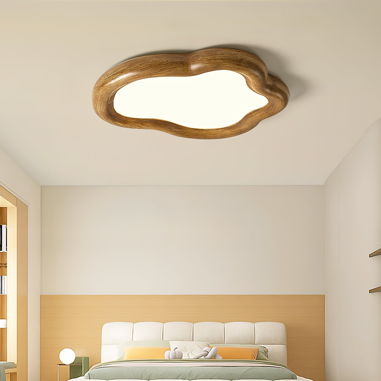 Blyno Wooden Cloud Ceiling Light - Neutralighting