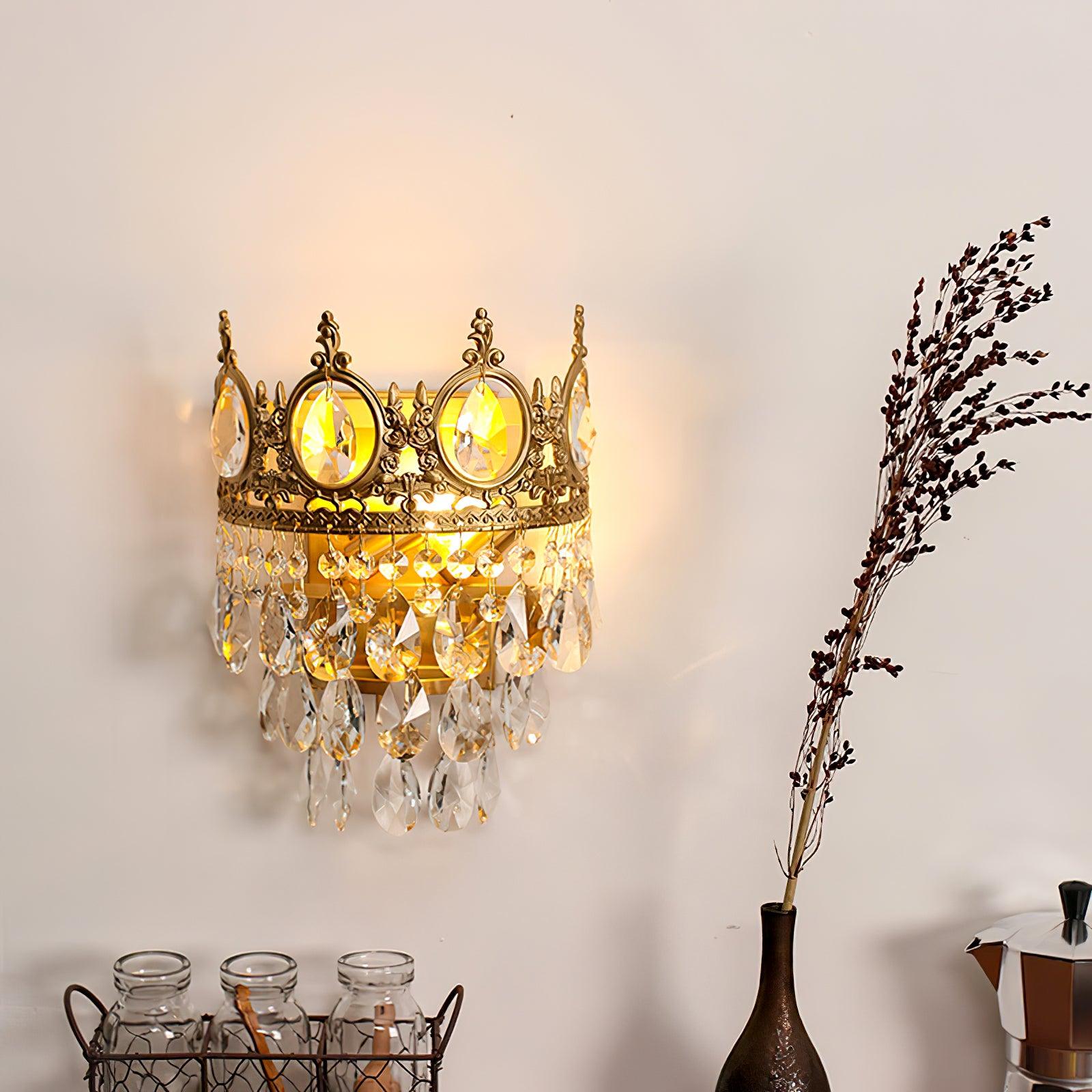 Ulliryra Vintage Crystal Wall Light - Neutralighting