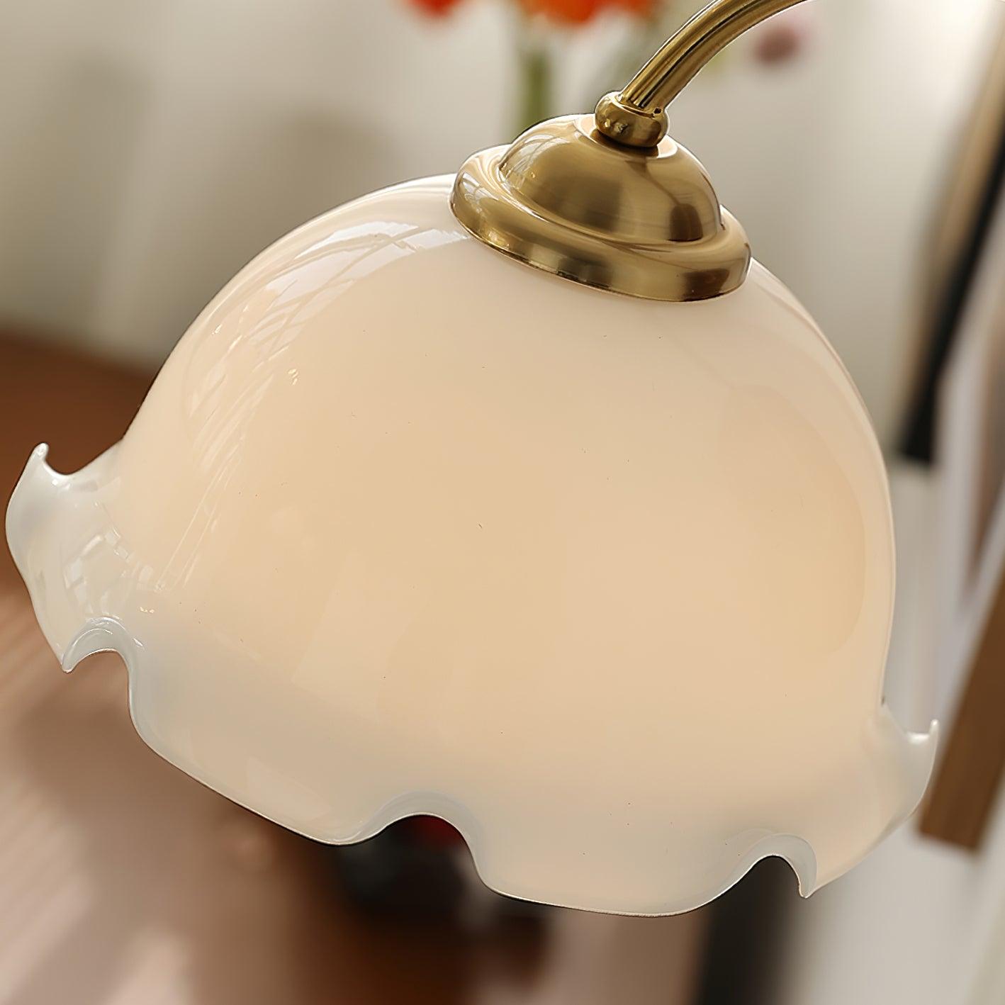 Esola White Glass Wall Lamp - Neutralighting