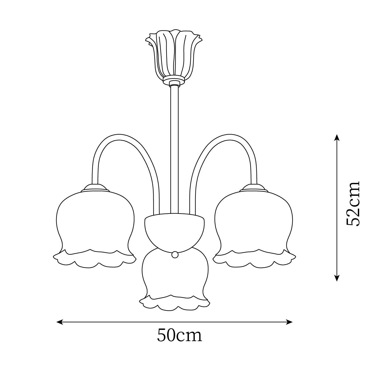Fionel Petal Glass Floral Chandelier - Neutralighting