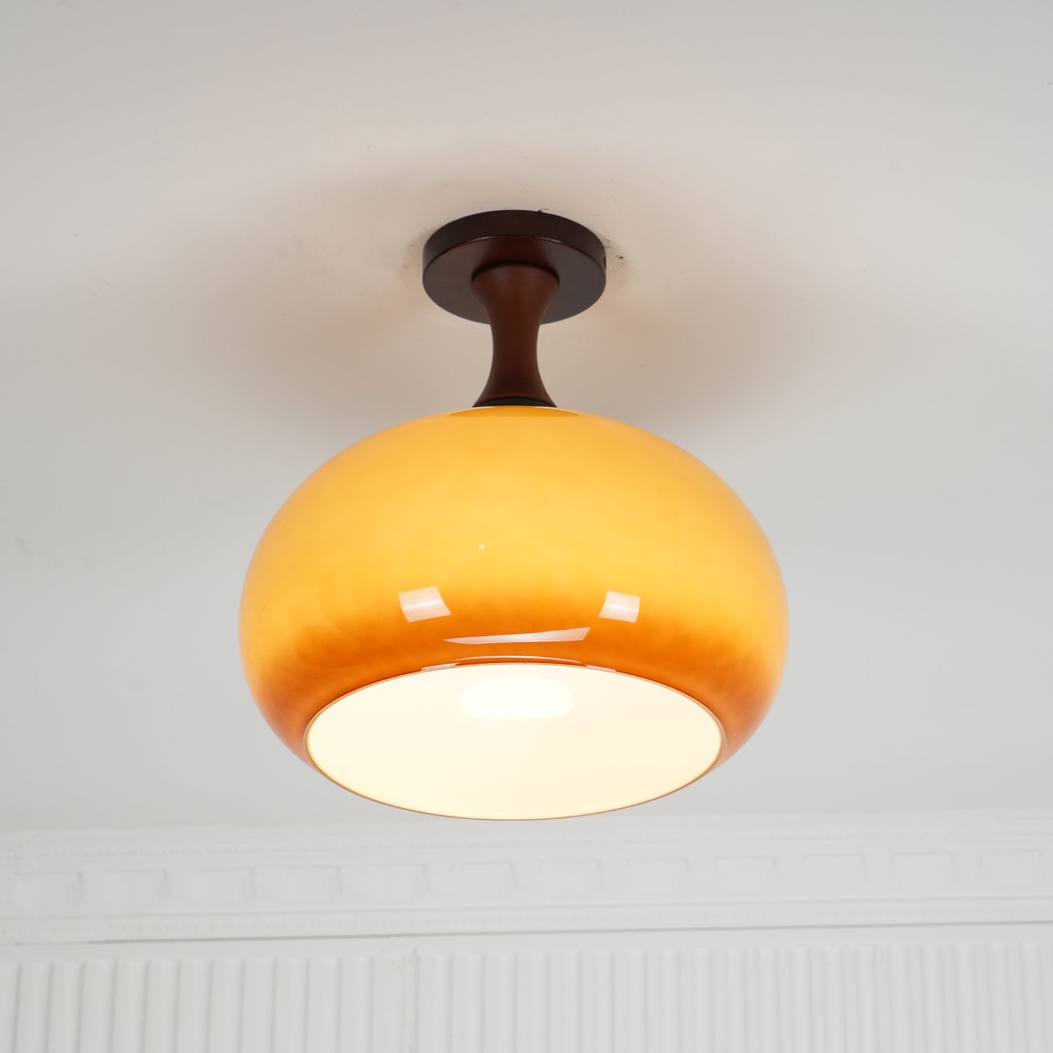 Liora Amber Glass Ceiling Light - Neutralighting