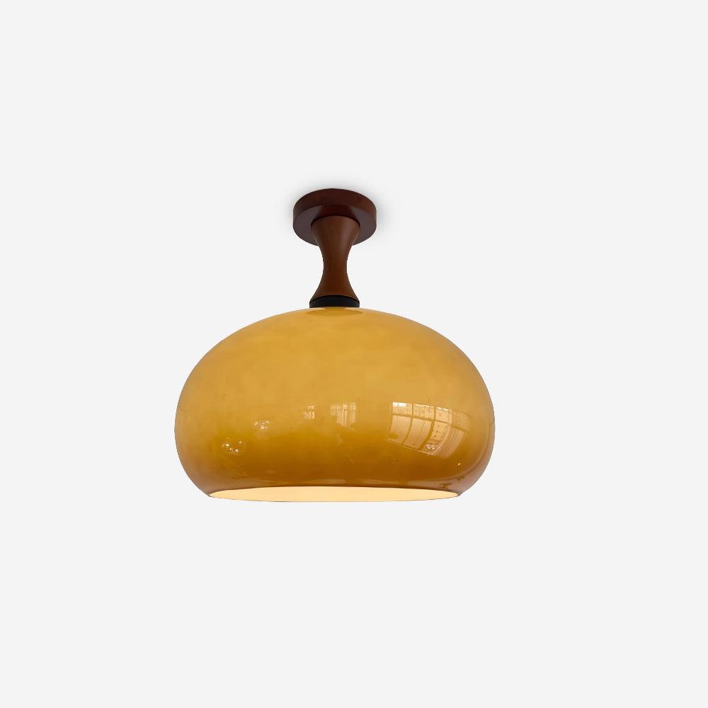 Liora Amber Glass Ceiling Light - Neutralighting