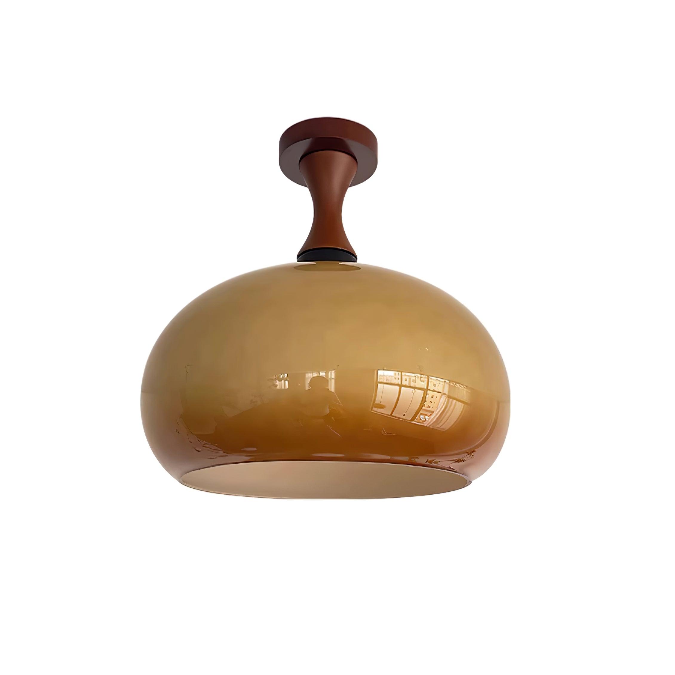 Liora Amber Glass Ceiling Light - Neutralighting