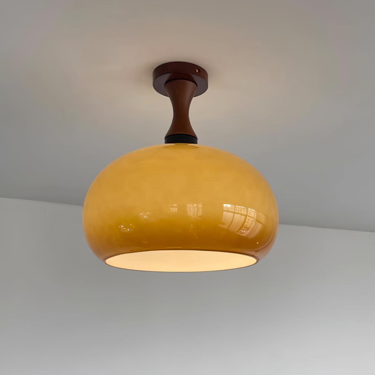 Liora Amber Glass Ceiling Light - Neutralighting