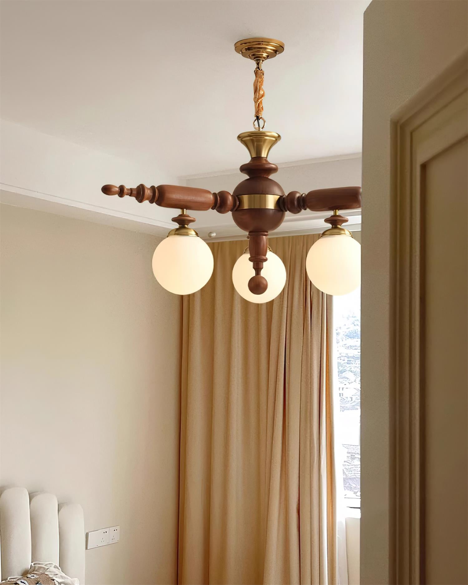 Juvian Wooden Chandelier - Neutralighting