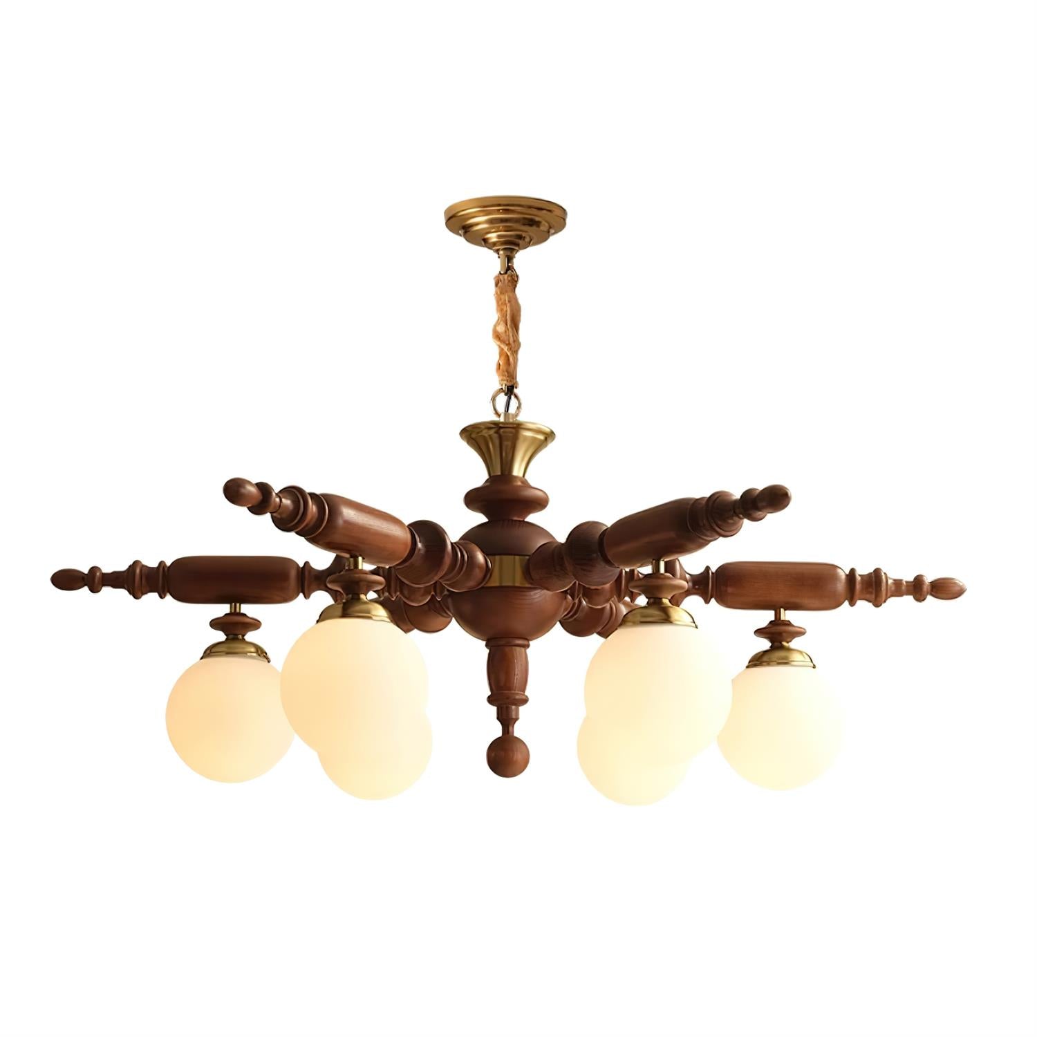 Juvian Wooden Chandelier - Neutralighting