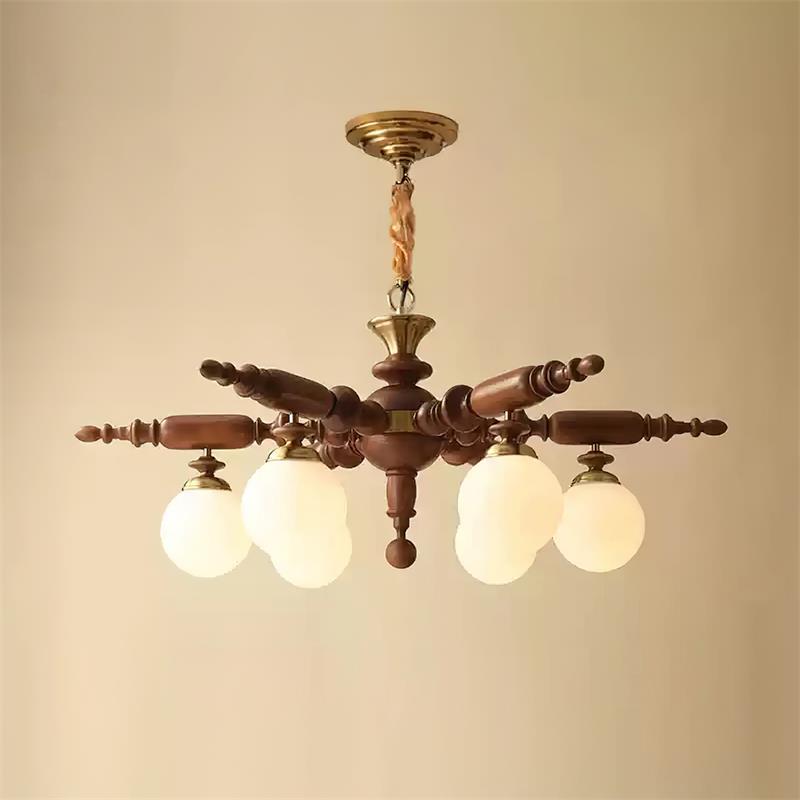 Juvian Wooden Chandelier - Neutralighting