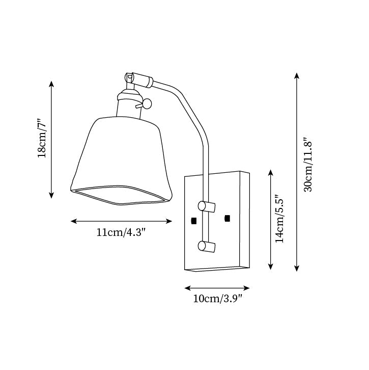 Wall Lamp Brass and Glass with Wood Backplate Vintage Artisan - Neutralighting
