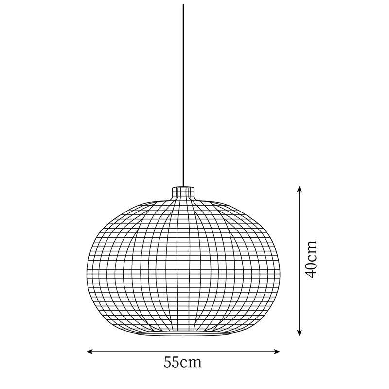 Savana Rattan Pendant Light - Neutralighting