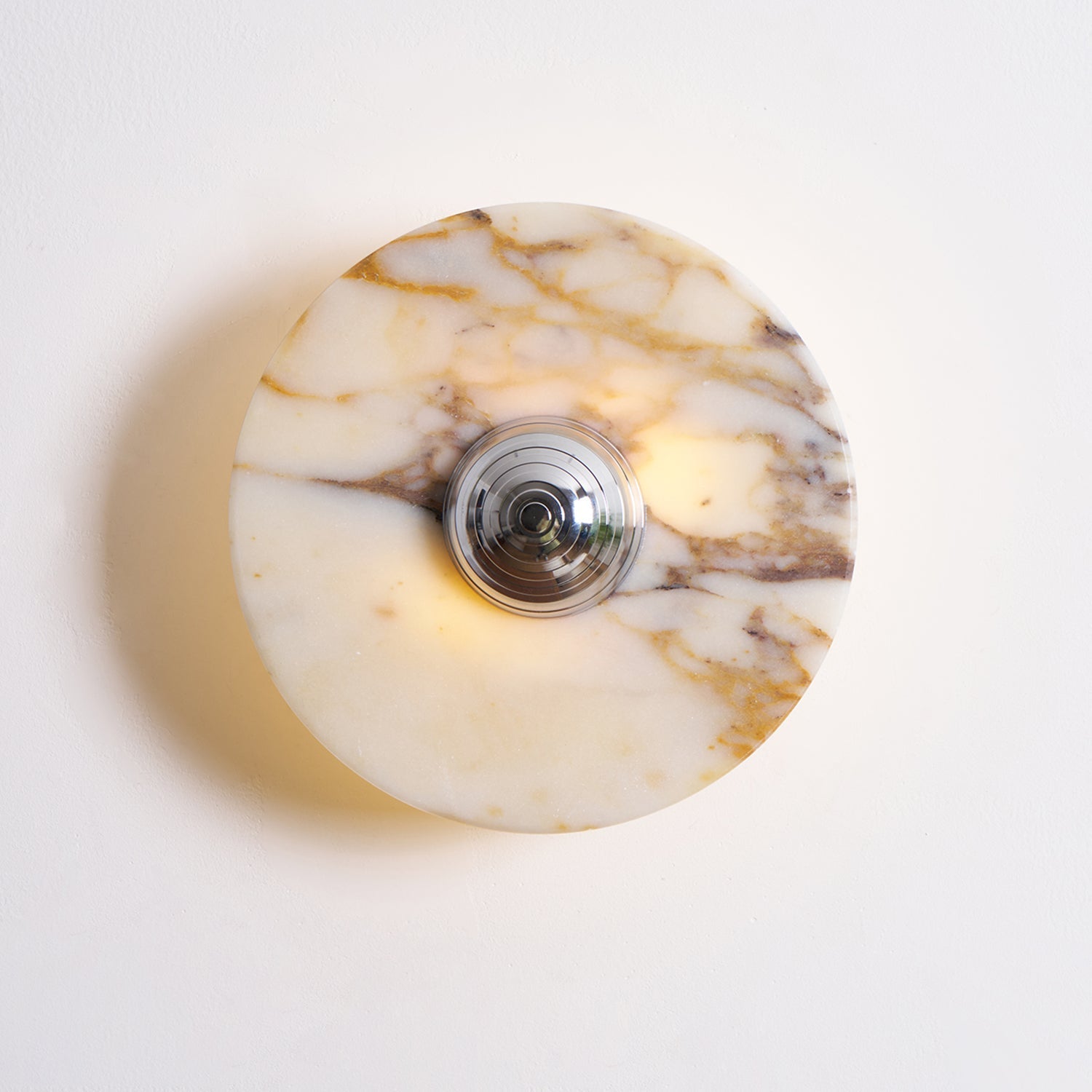 Wall Lamp Marble Disc LED Modern Light Fixture Multiple Colors - Neutralighting