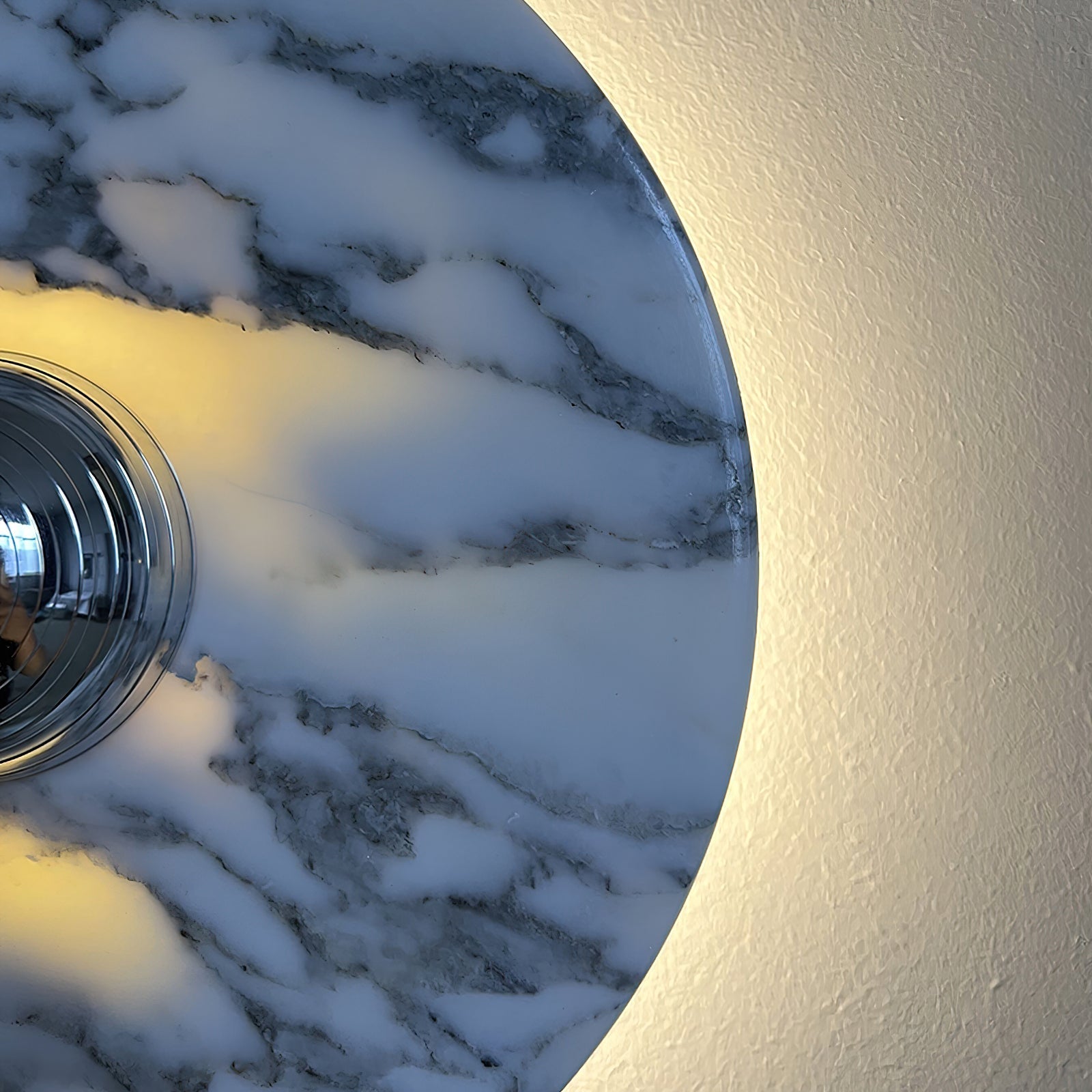 Wall Lamp Marble Disc LED Modern Light Fixture Multiple Colors - Neutralighting