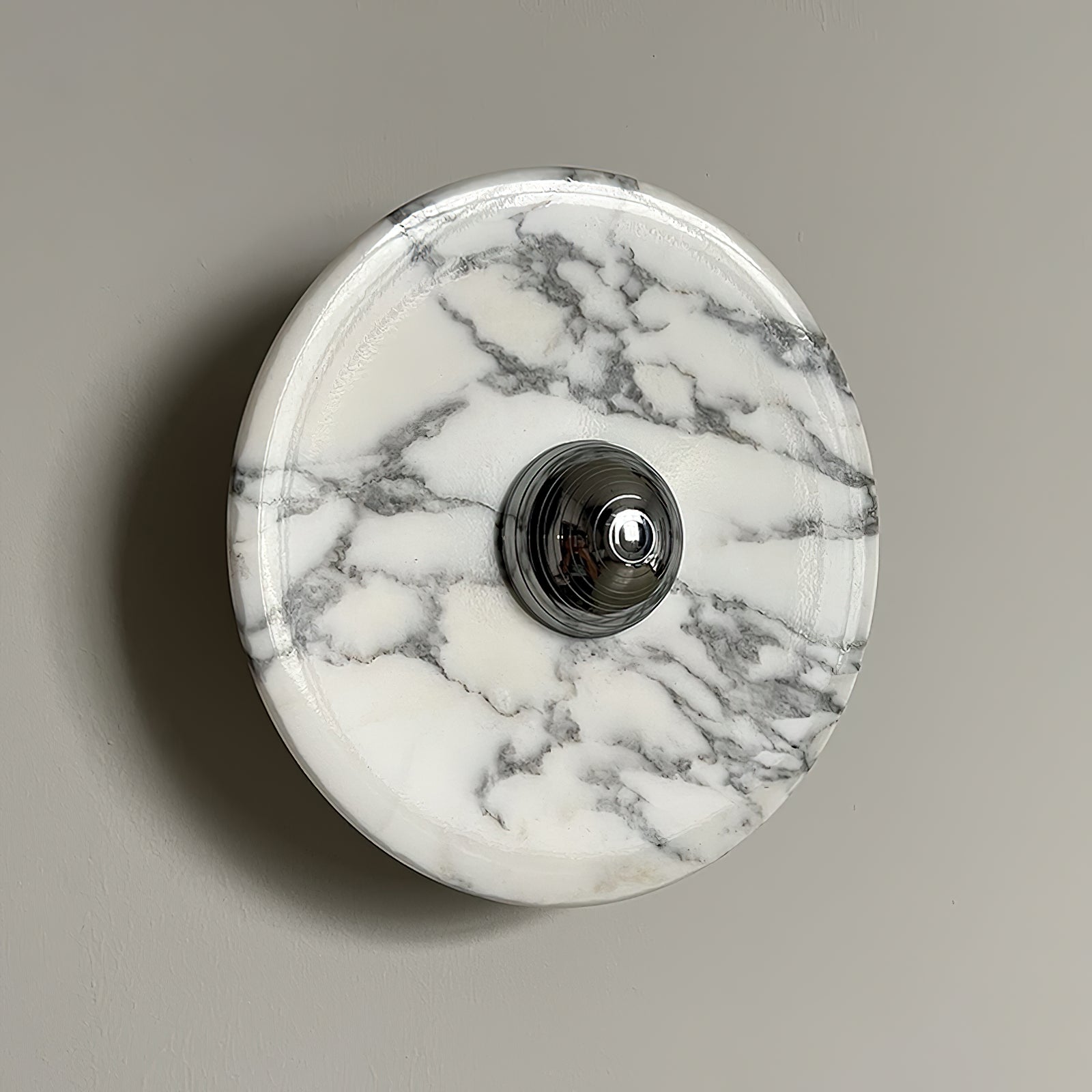 Wall Lamp Marble Disc LED Modern Light Fixture Multiple Colors - Neutralighting