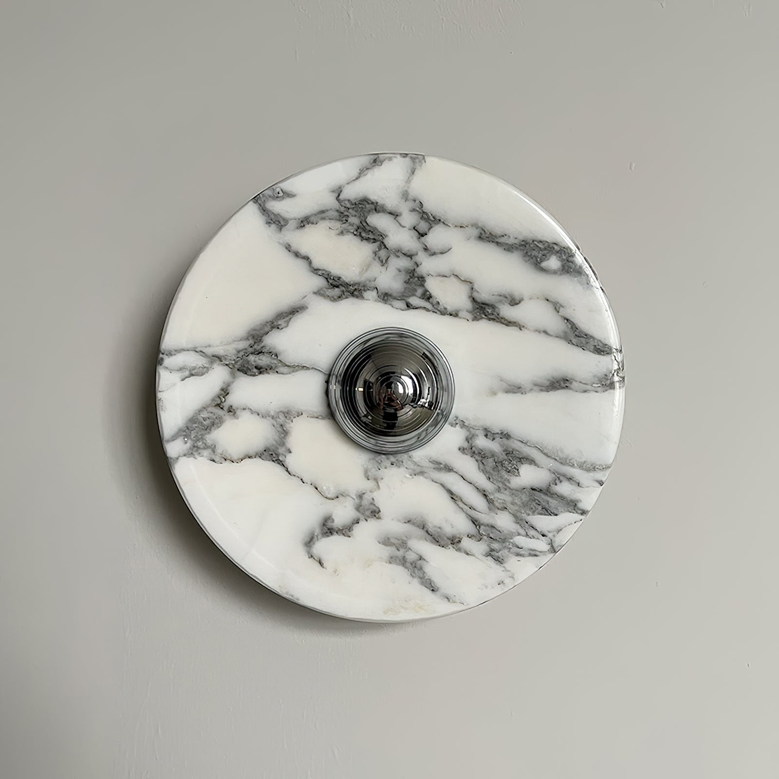 Wall Lamp Marble Disc LED Modern Light Fixture Multiple Colors - Neutralighting