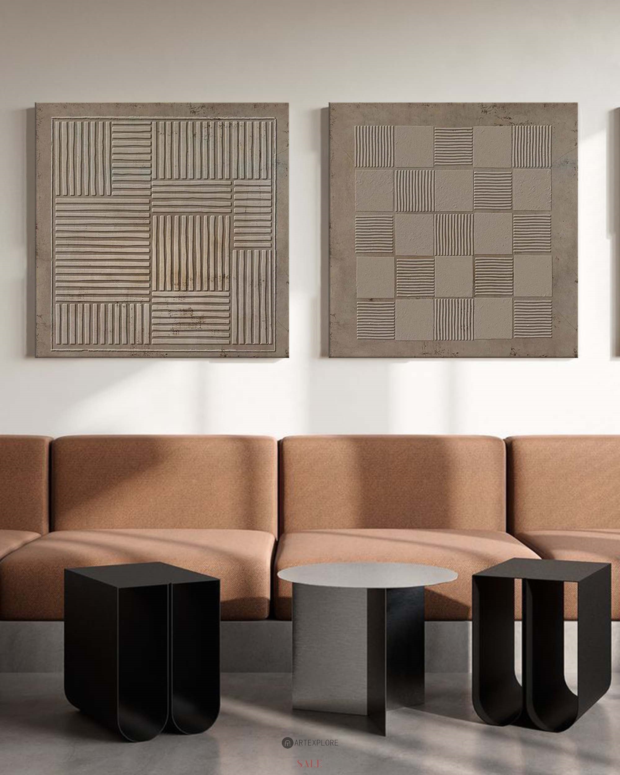 Set of 2 Abstract Art