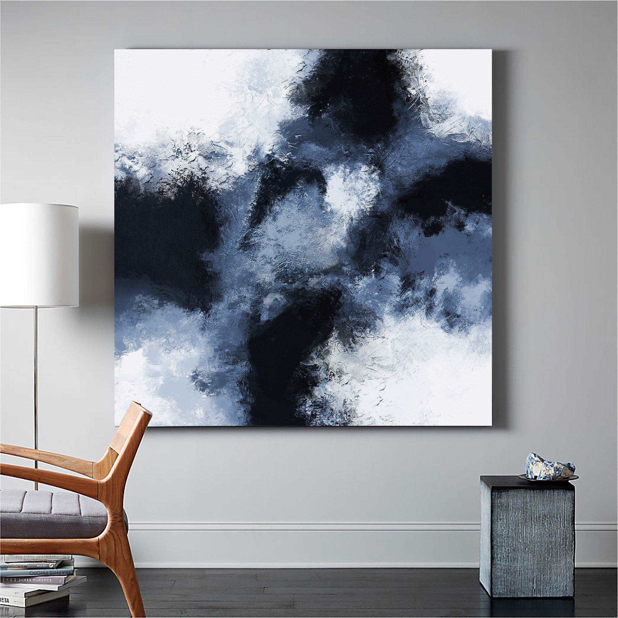 Abstract BLue Painting
