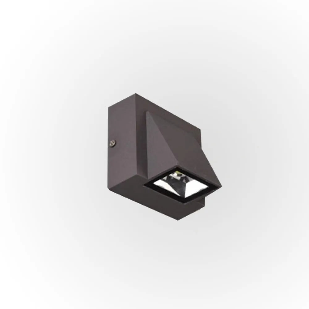 Vexto Modern Black Metal LED Outdoor Wall Lamp