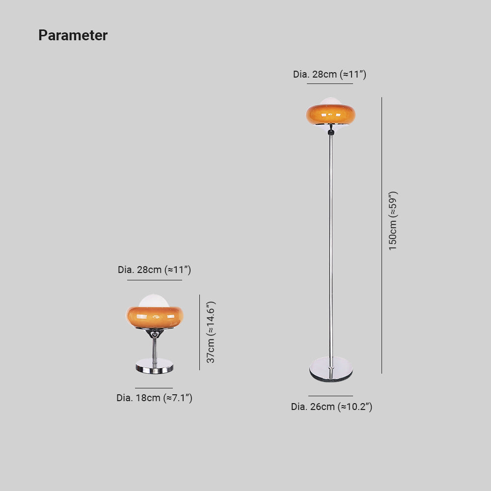 Morandi Modern Stained Glass Tall Floor Lamp - Neutralighting