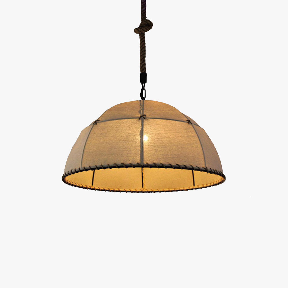 Ritta Industrial LED Pendant Light Metal Rope Bedroom - Neutralighting