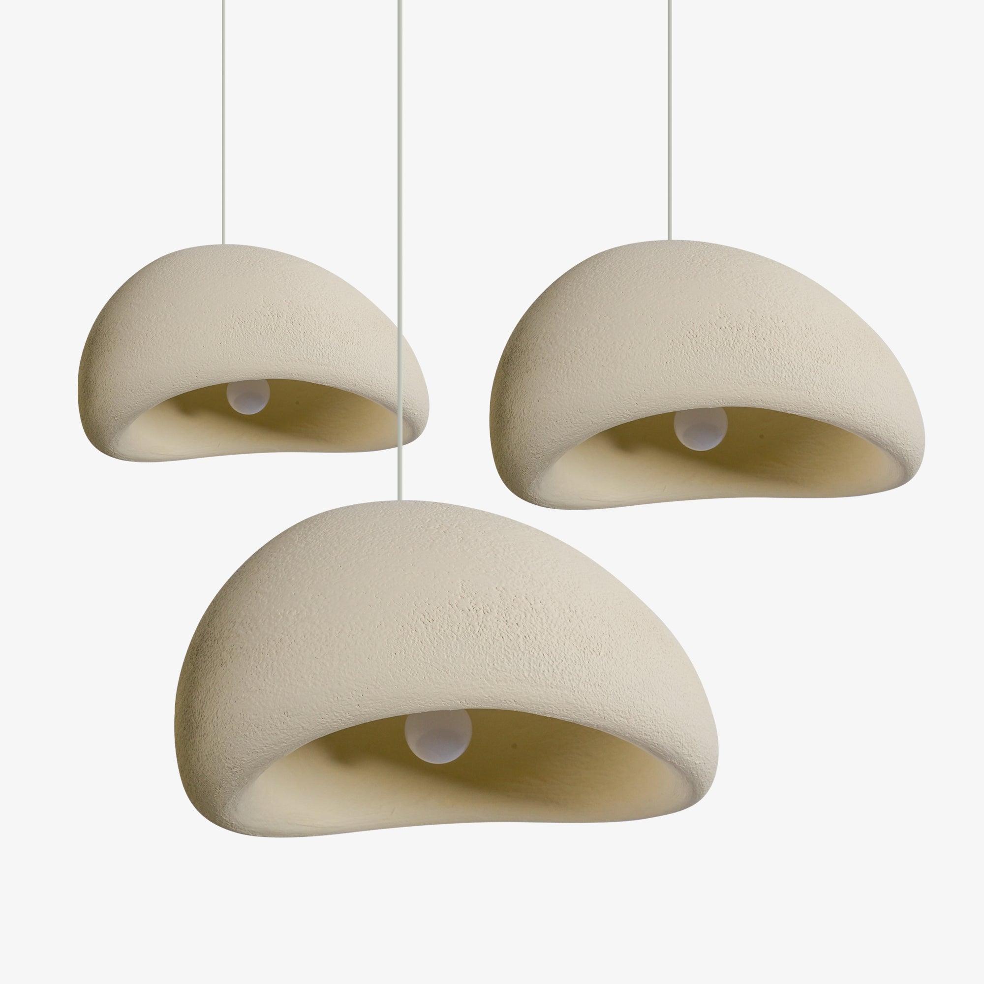Chandelier Wabi-Sabi Pebble Cluster Organic Form Minimalist Artistic - Neutralighting