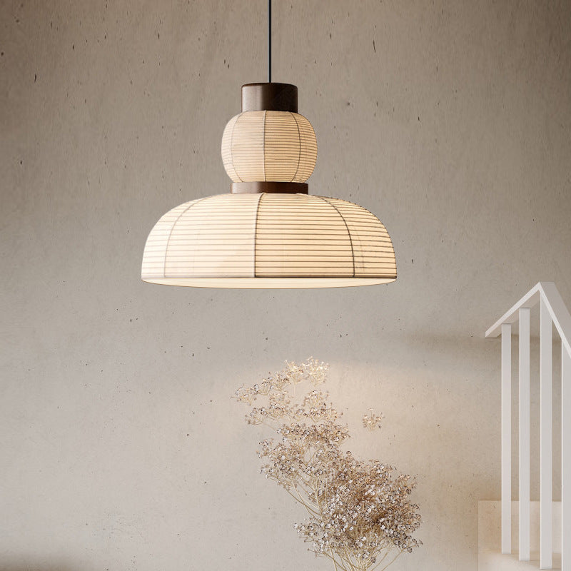 Ritta Pendant Light Neutral Paper Modern Fabric White - Neutralighting