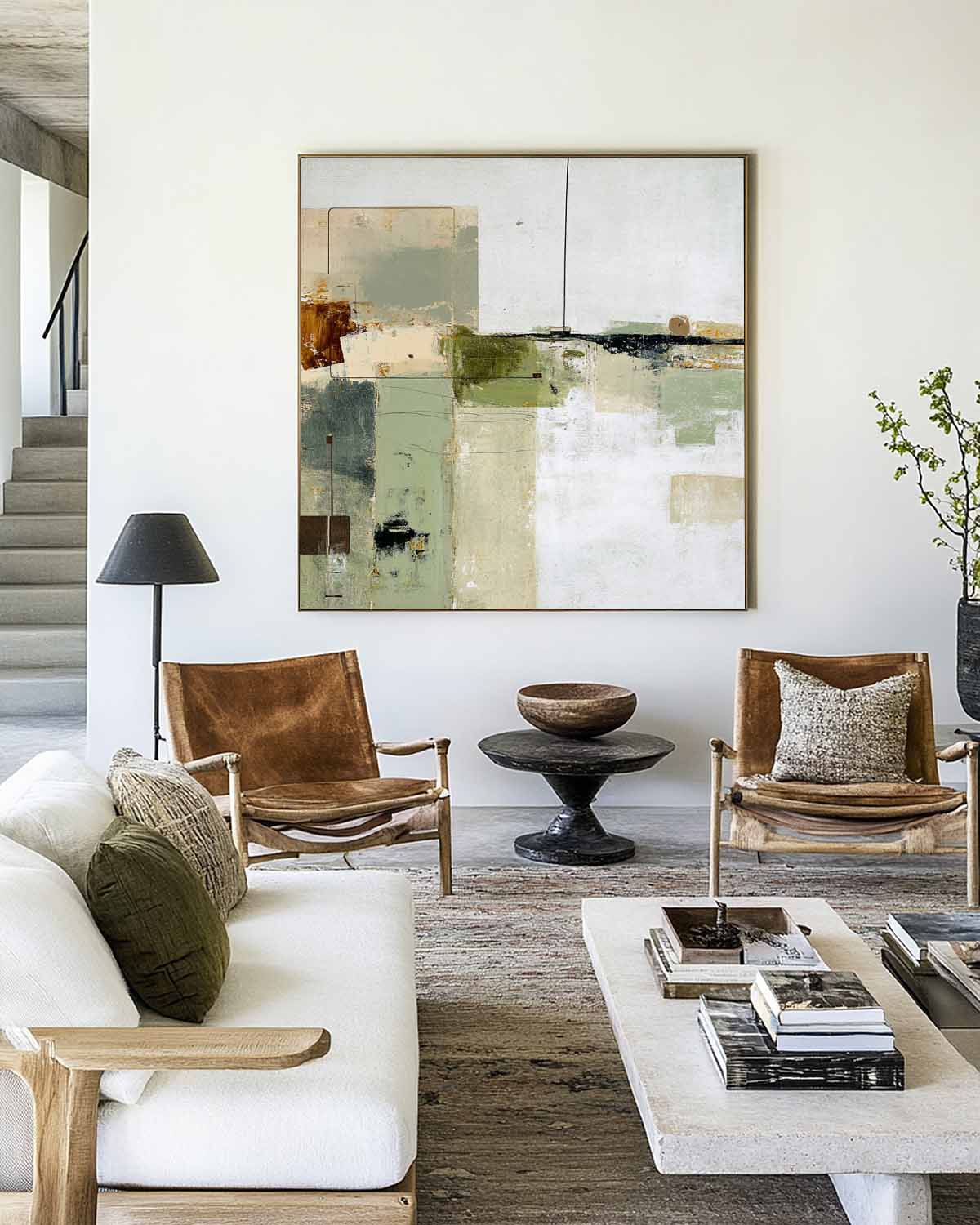 Modern Abstract Painting ABAS284 - Neutralighting