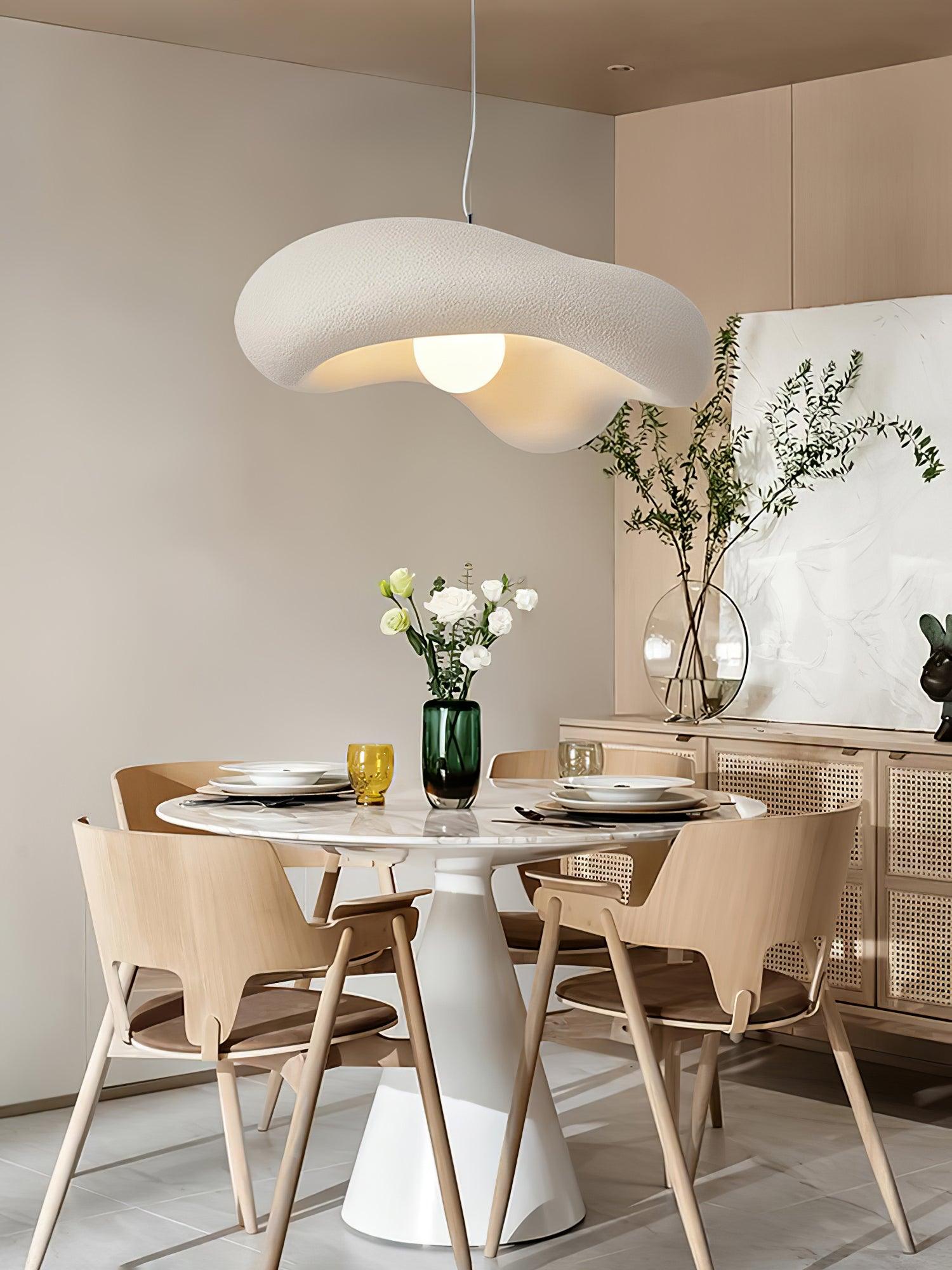Pendant Lamp Resin in Organic Shape for Modern Interiors Natural - Neutralighting
