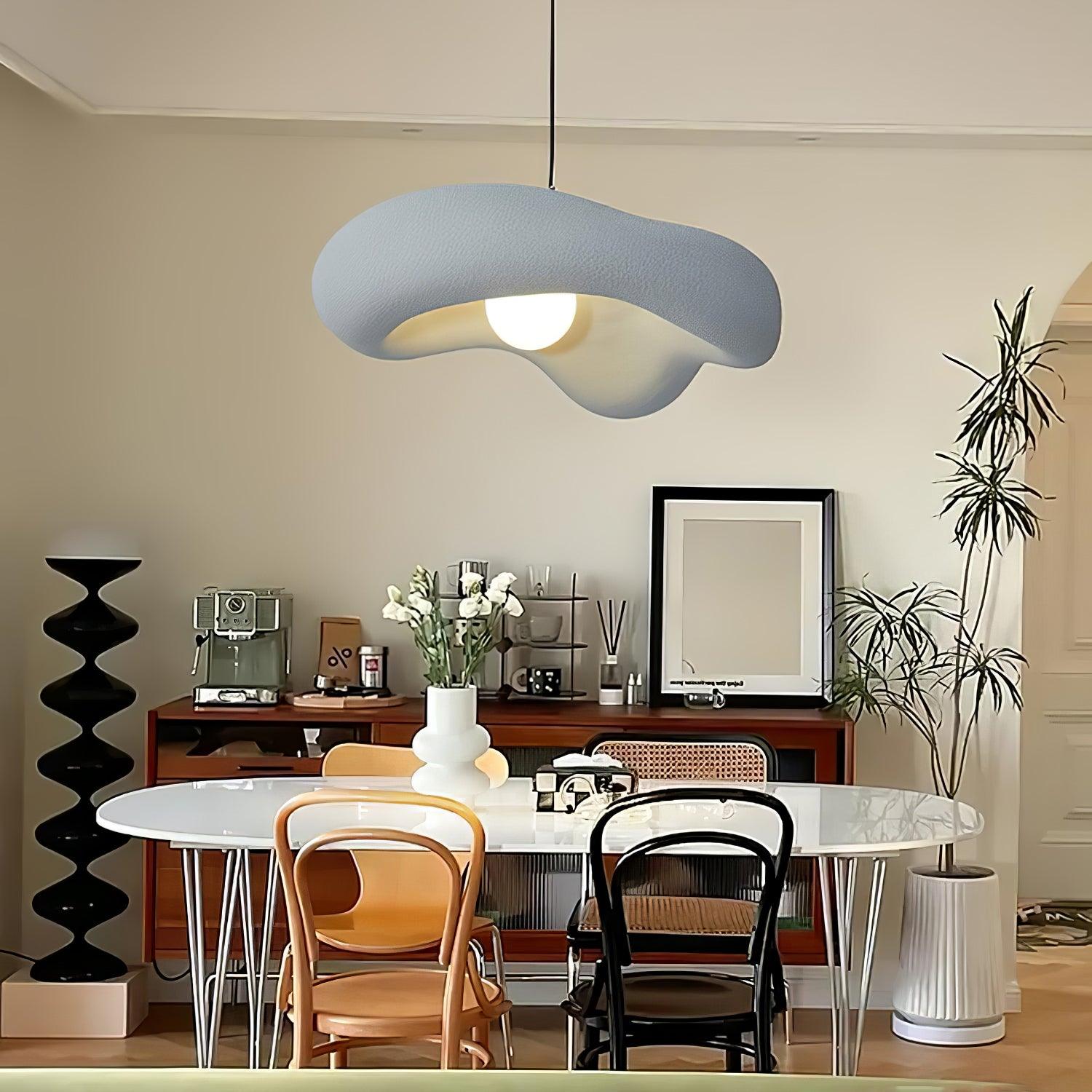 Pendant Lamp Resin in Organic Shape for Modern Interiors Natural - Neutralighting