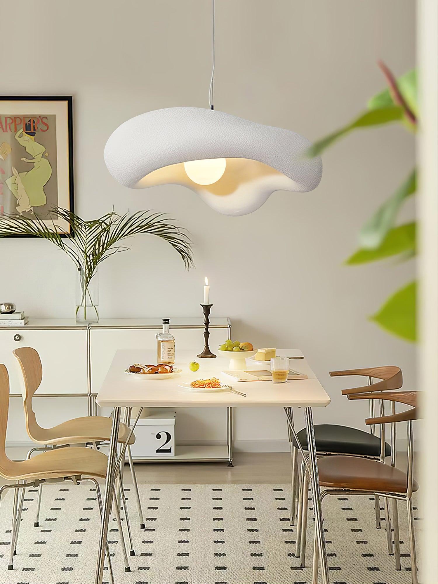 Pendant Lamp Resin in Organic Shape for Modern Interiors Natural - Neutralighting