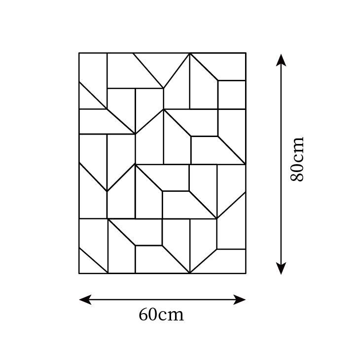 Wall Lamp 3D Geometric Panels Layered Light Art Remote Dimming Modern - Neutralighting