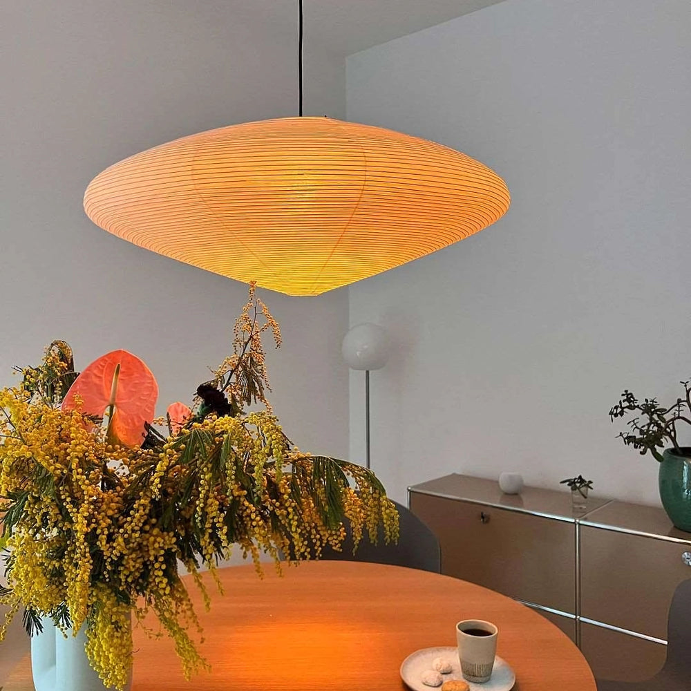 Sente Washi Paper Swag Pendant Light - Neutralighting