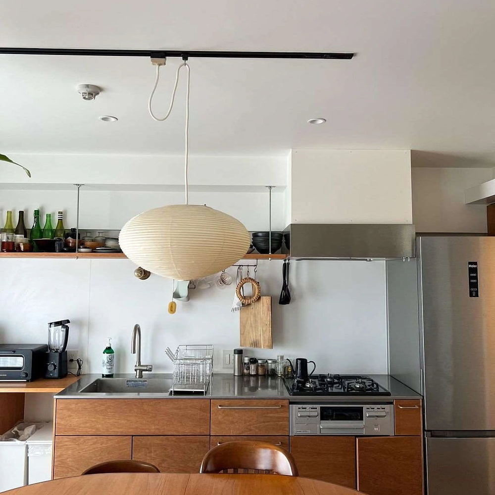 Sente Washi Paper Swag Pendant Light - Neutralighting