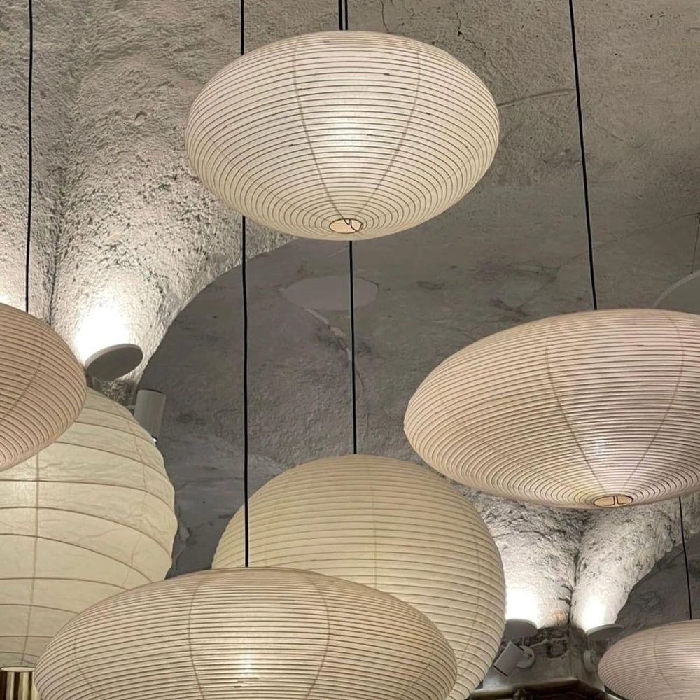 Sente Washi Paper Swag Pendant Light - Neutralighting
