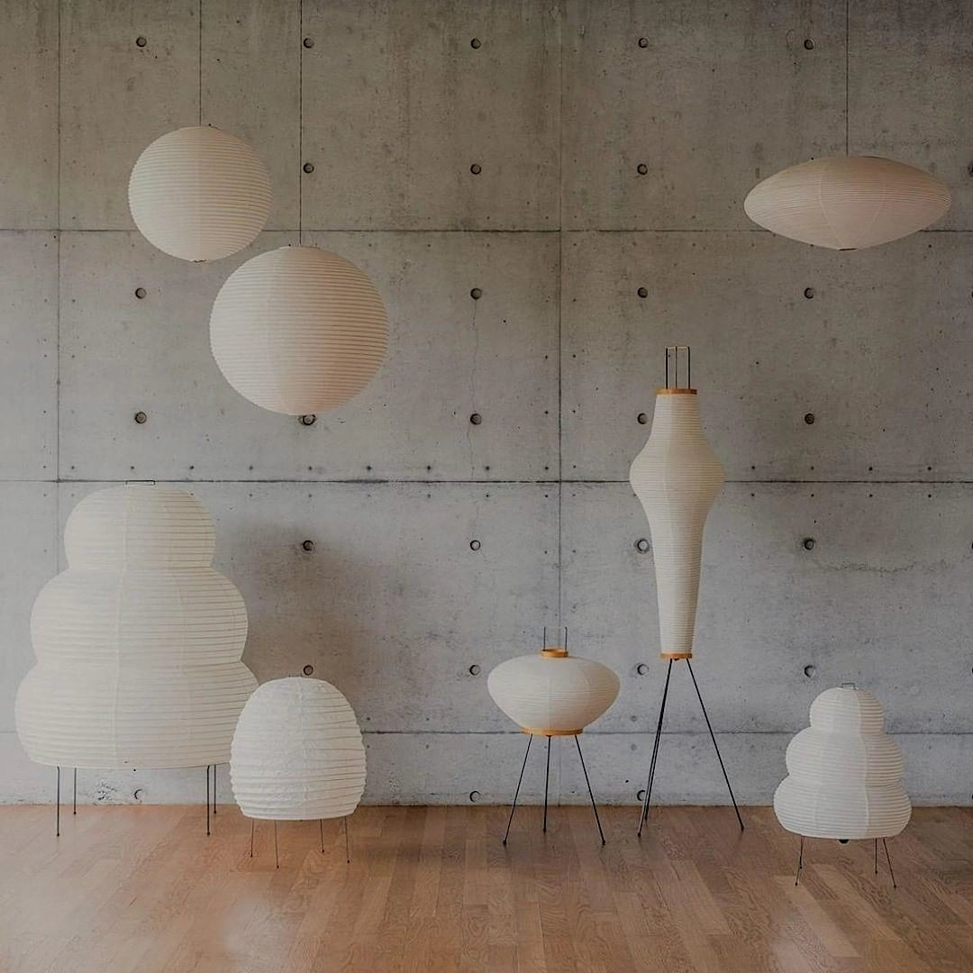 Sente Washi Paper Swag Pendant Light - Neutralighting
